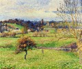 field at eragny 1885 Camille Pissarro